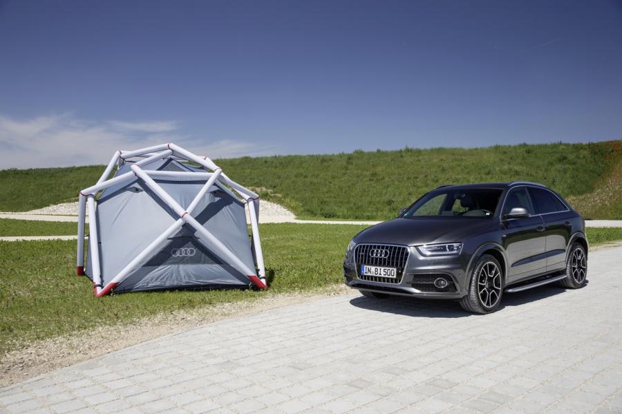  Audi Q3 2.0 TDI Quattro with Camping Tent 2014 года  (фото 20 из 24)